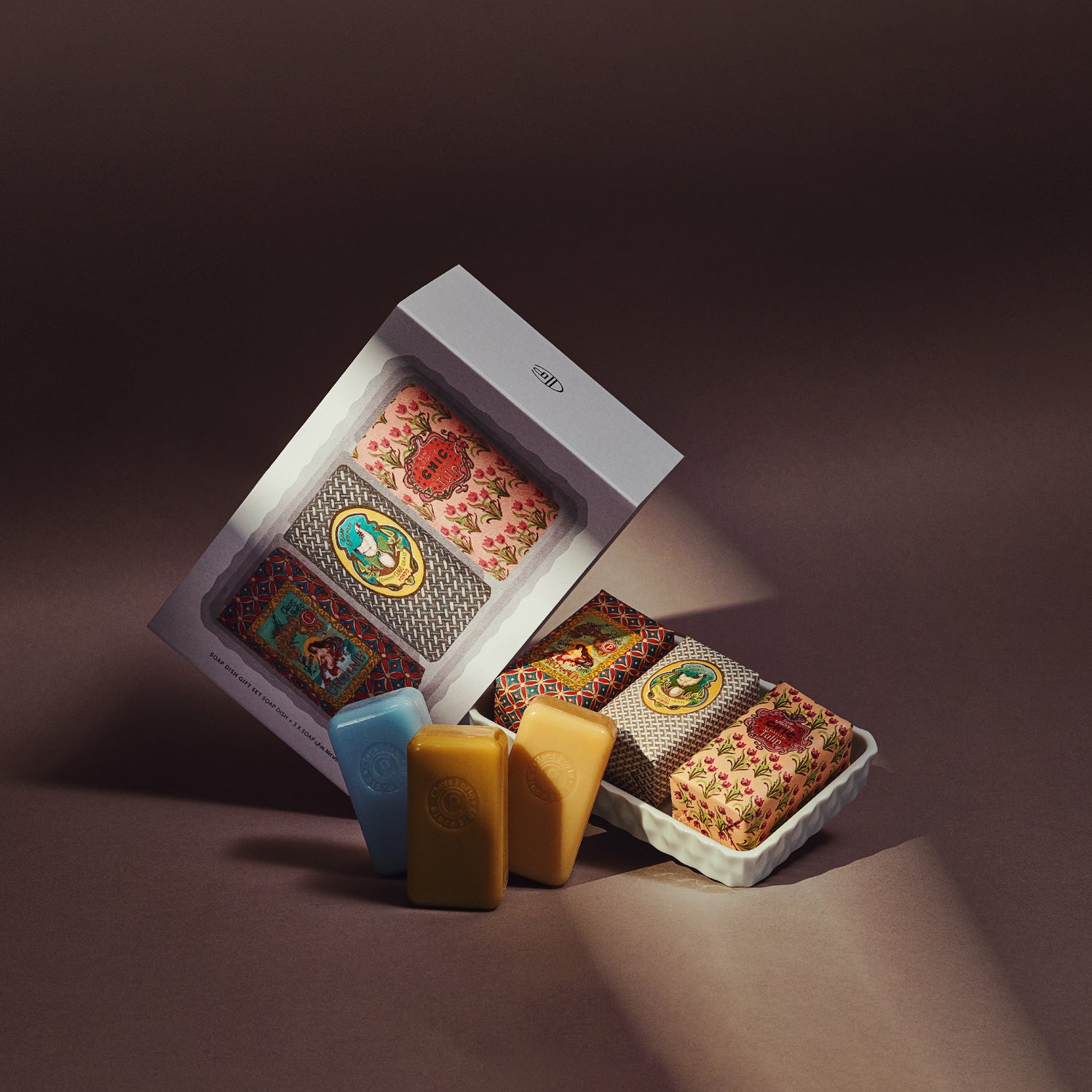 Gift Set Soap Dish & Classico Mini Soaps