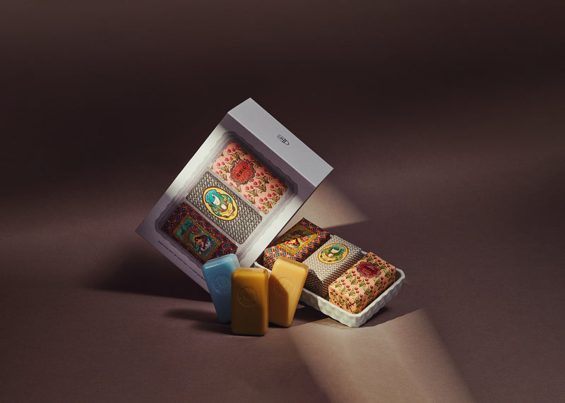 Gift Set Soap Dish & Classico Mini Soaps