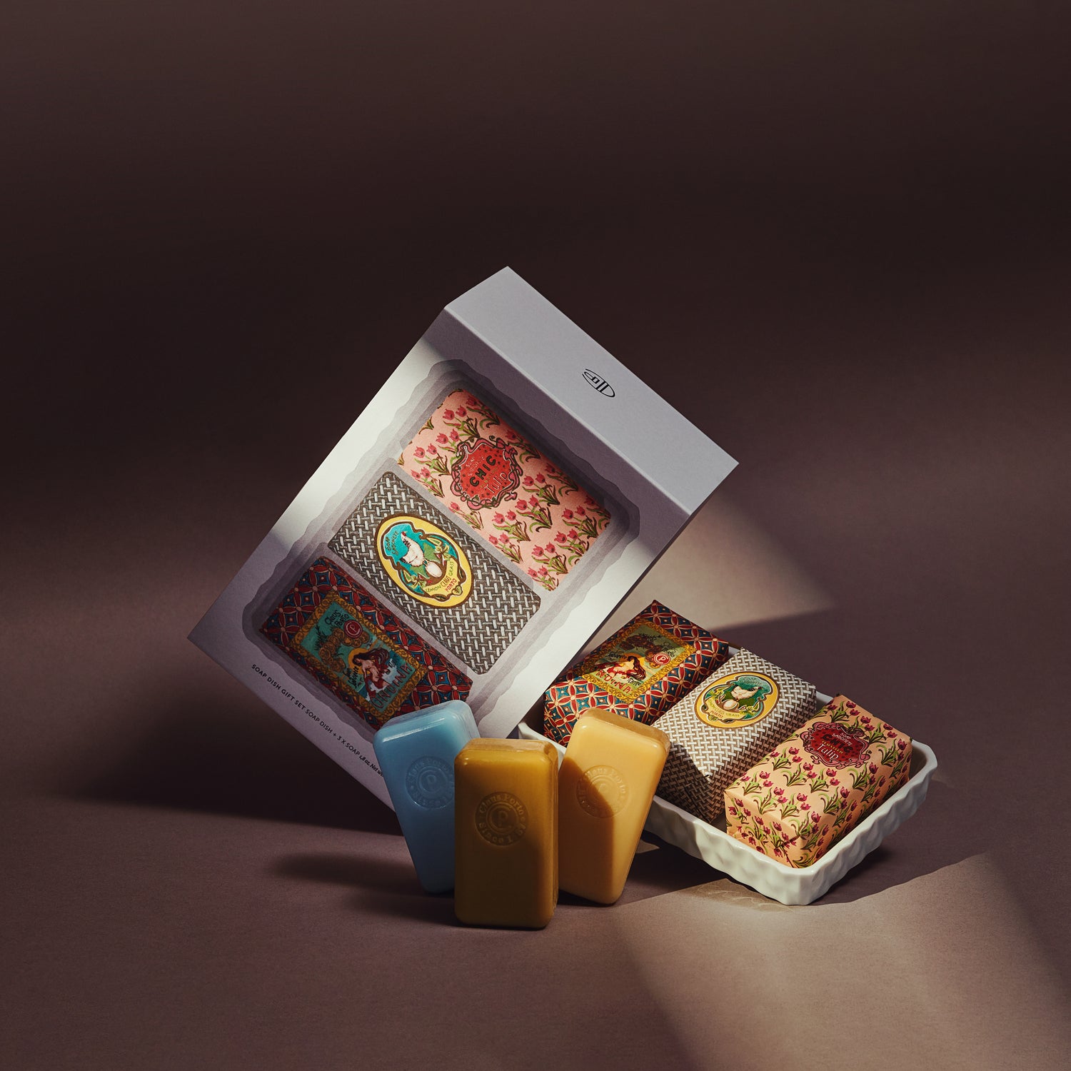 Gift Set Soap Dish & Classico Mini Soaps