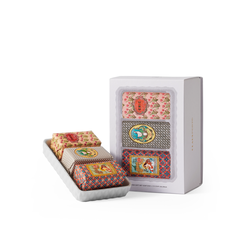 Gift Set Soap Dish & Classico Mini Soaps