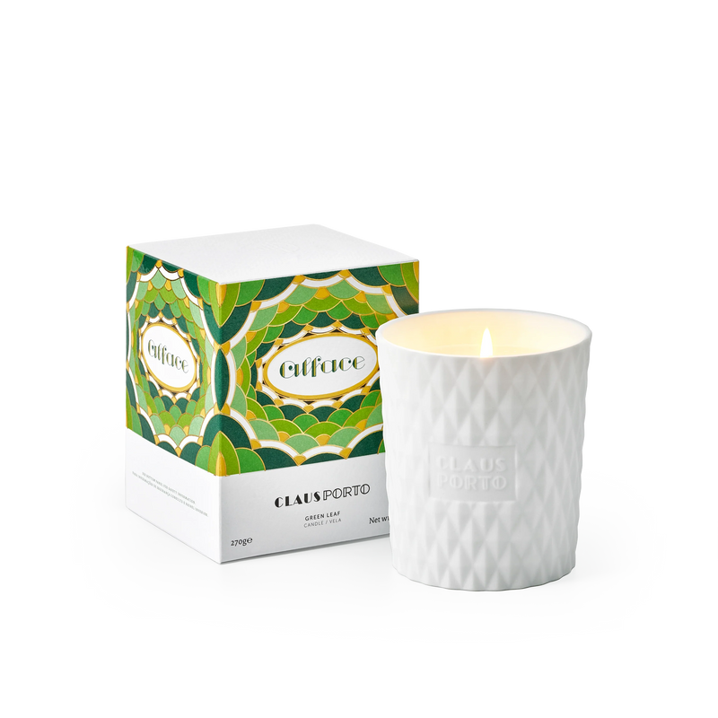 Alface Green Leaf Candle